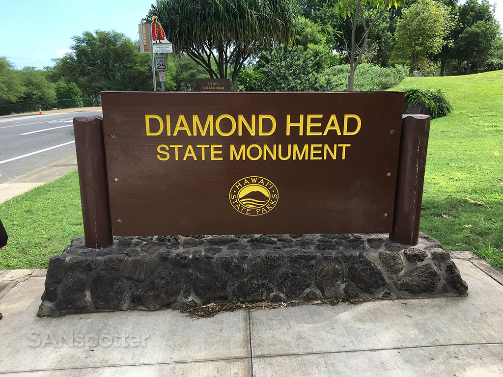 Entrance to Diamond Head