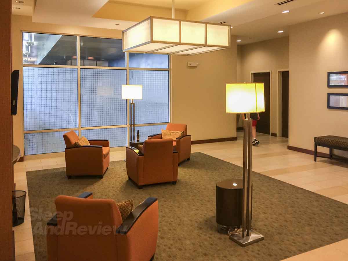 Hyatt House Denver Airport lounge seating