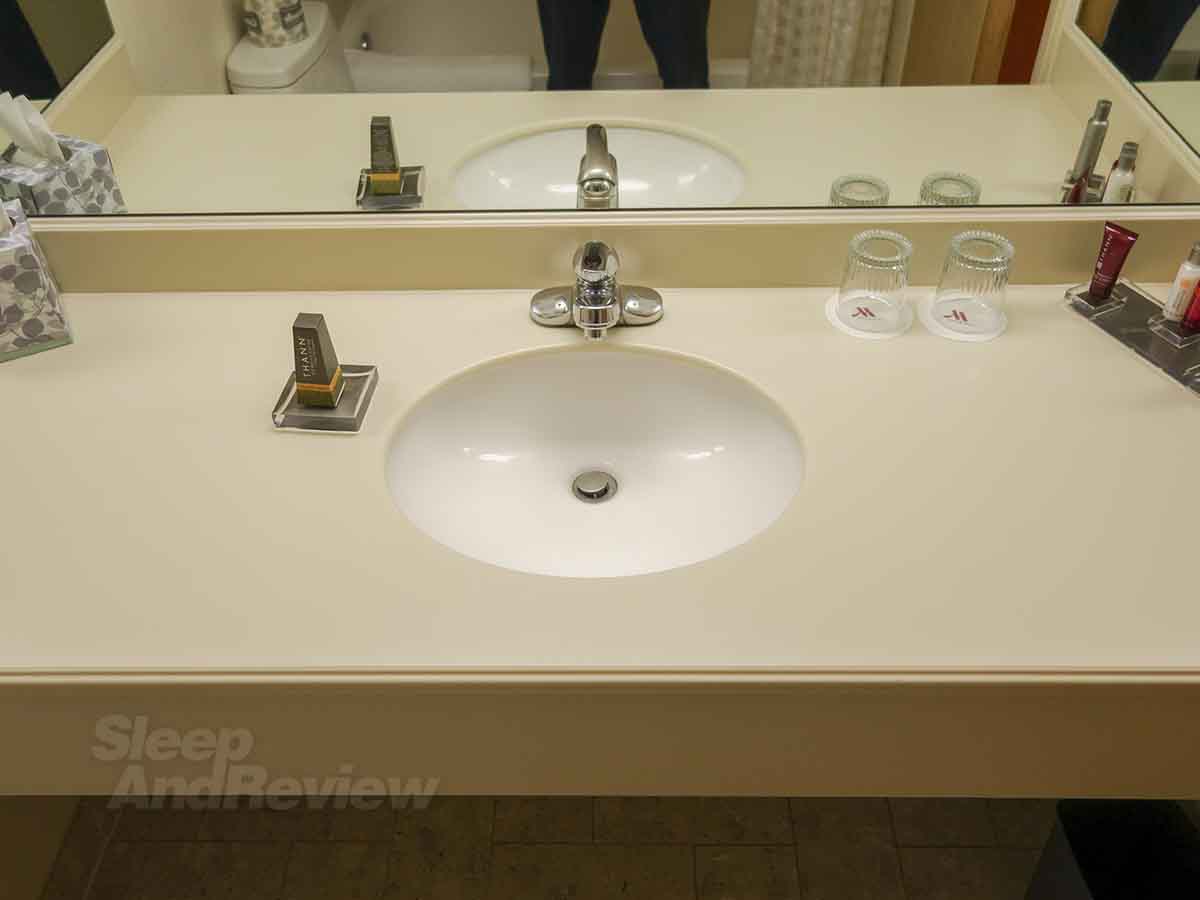 Marriott IAH bathroom vanity