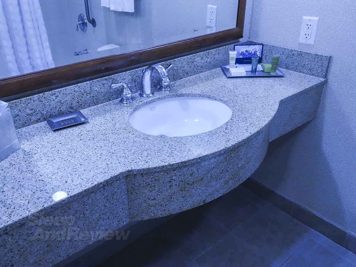 Hilton Austin Airport bathroom vanity