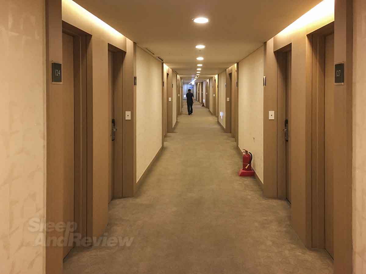 Incheon Airport Transit Hotel hallway