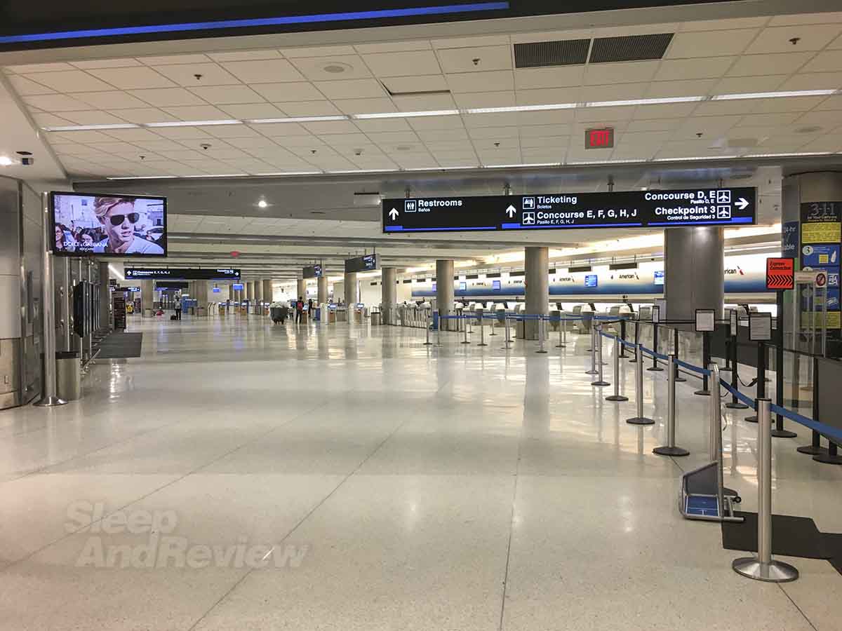 Miami International Airport ticketing hall