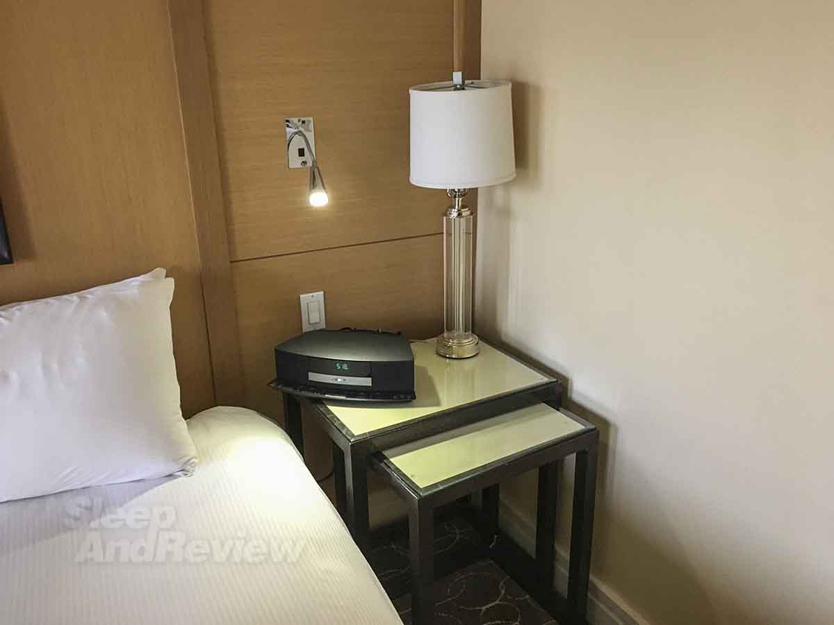 Sofitel Hotel Beverly Hills bedside table