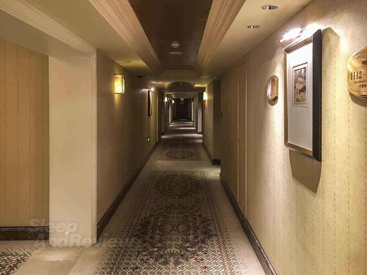 St Regis Beijing guest room hallway