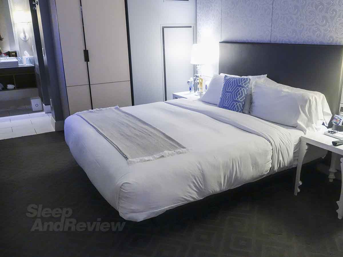The W Hotel Austin bed