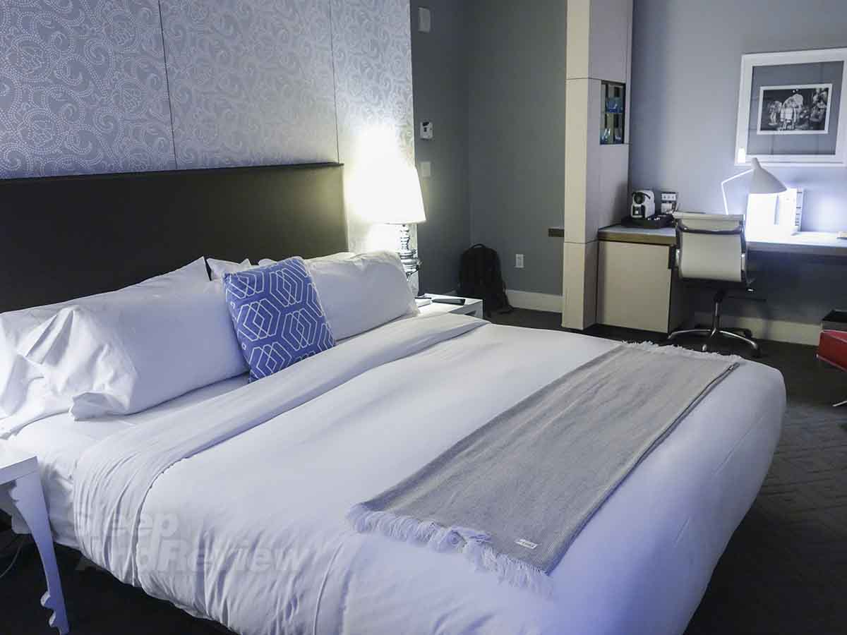 The W Hotel Austin room layout