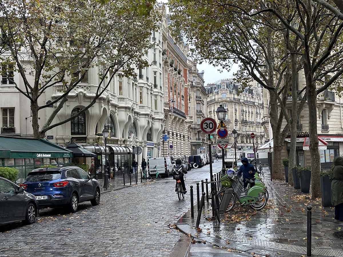 rainy Paris in November