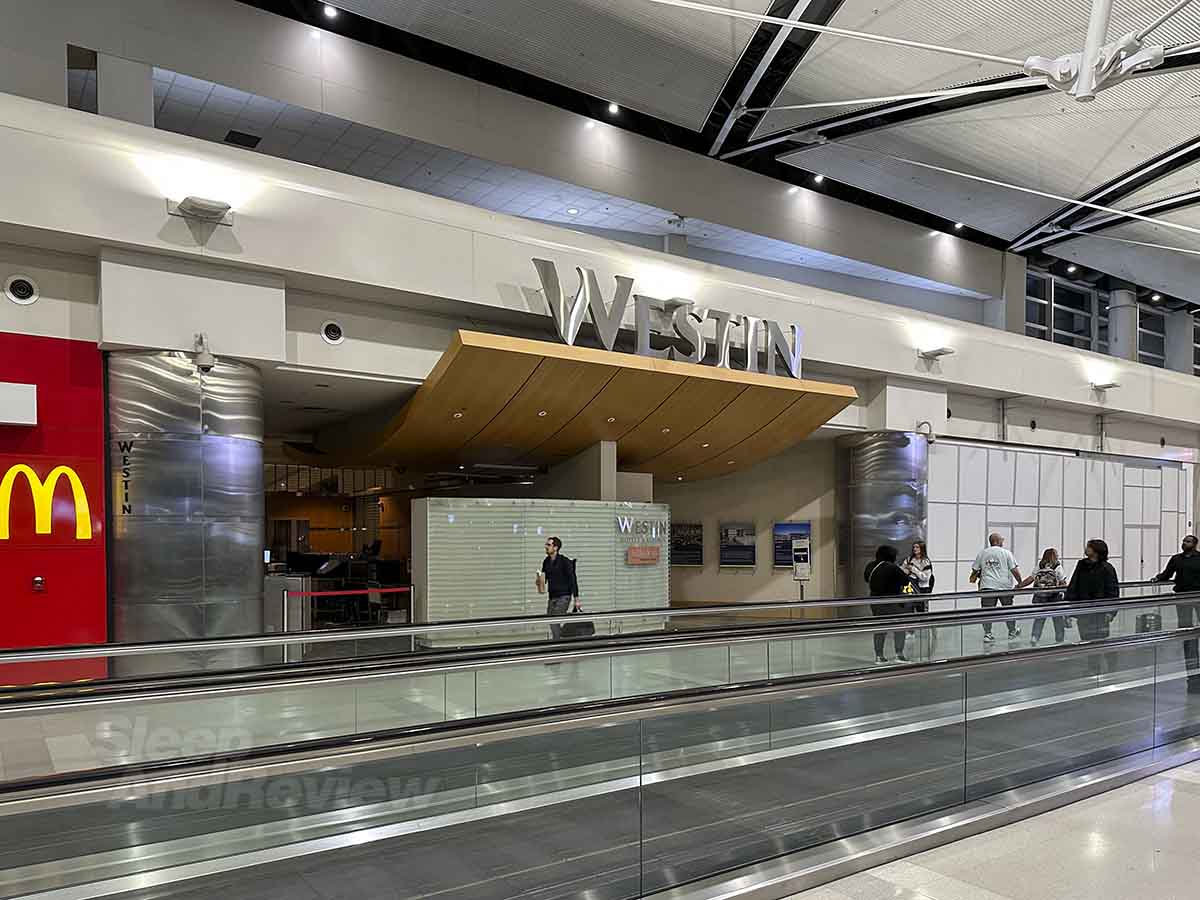 Westin DTW terminal entrance