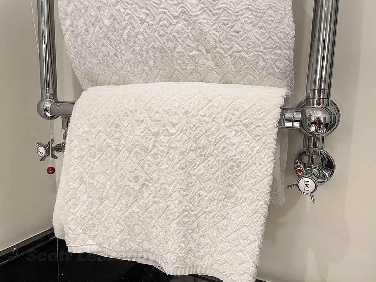St regis rome heated towel rack