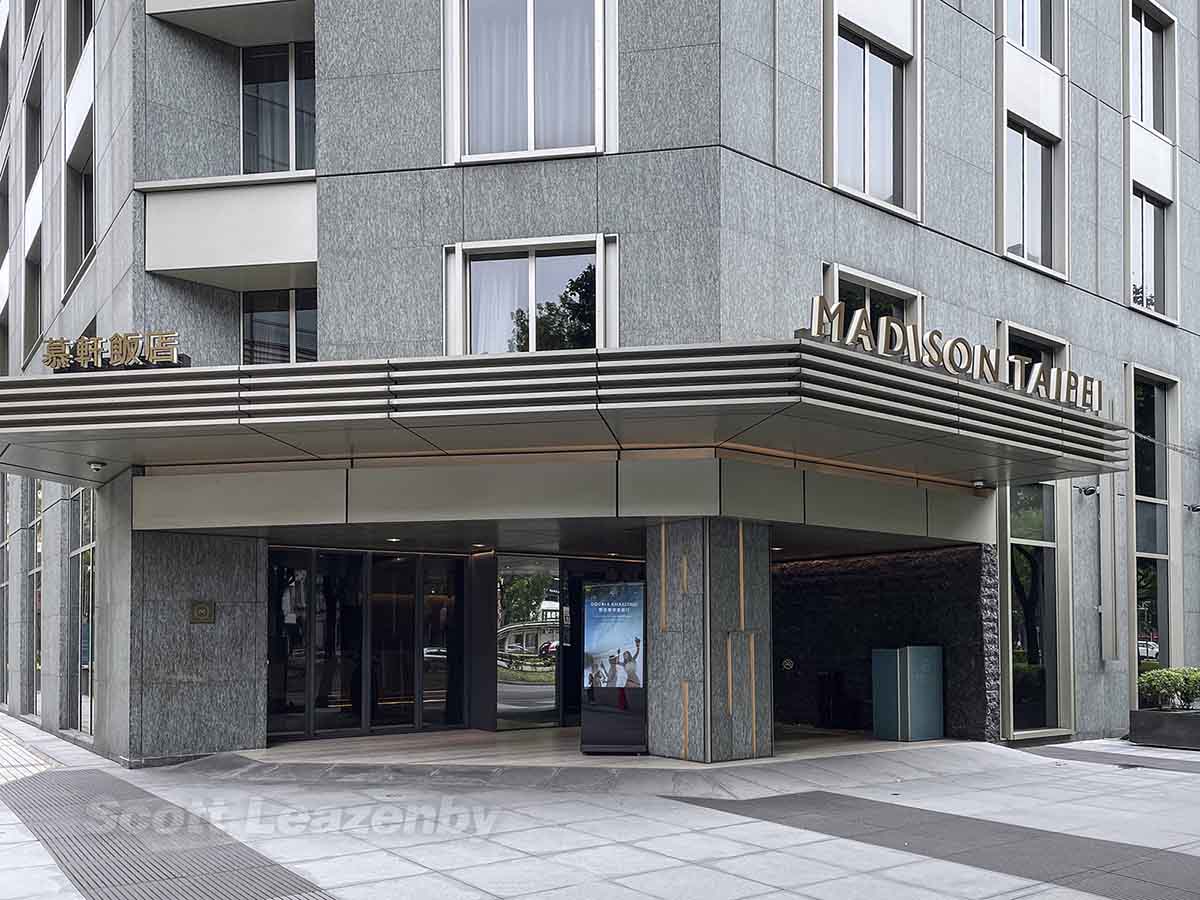 Madison Taipei Hotel main entrance