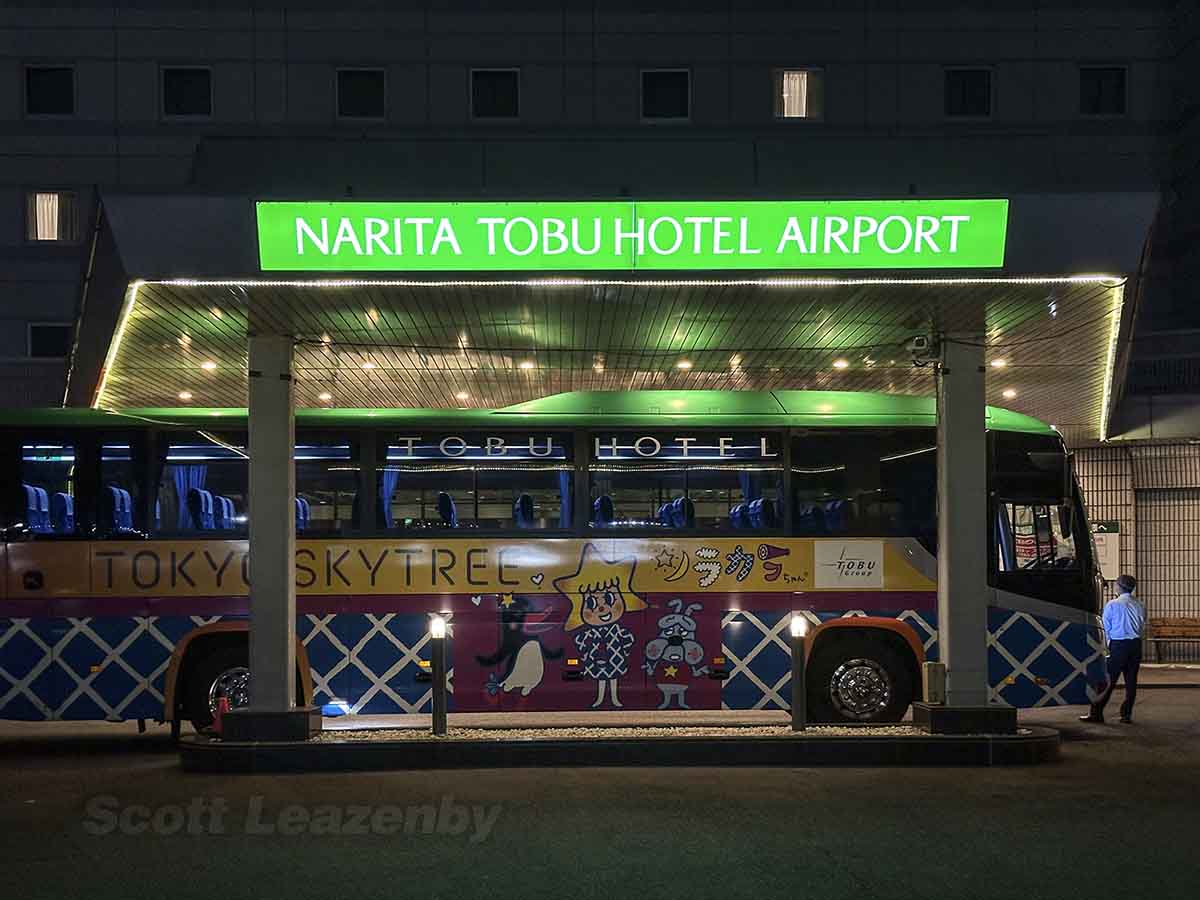 Tobu Hotel Narita Tokyo Skytree bus