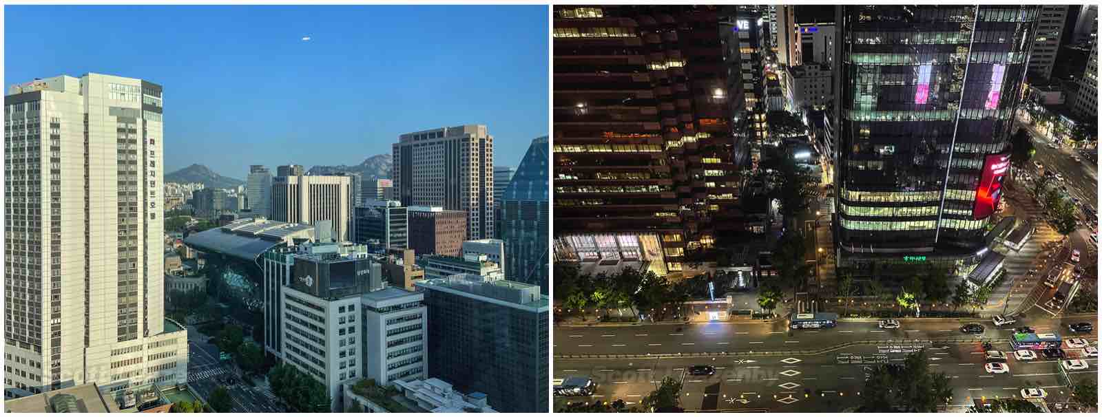 Lotte Hotel Seoul view from room