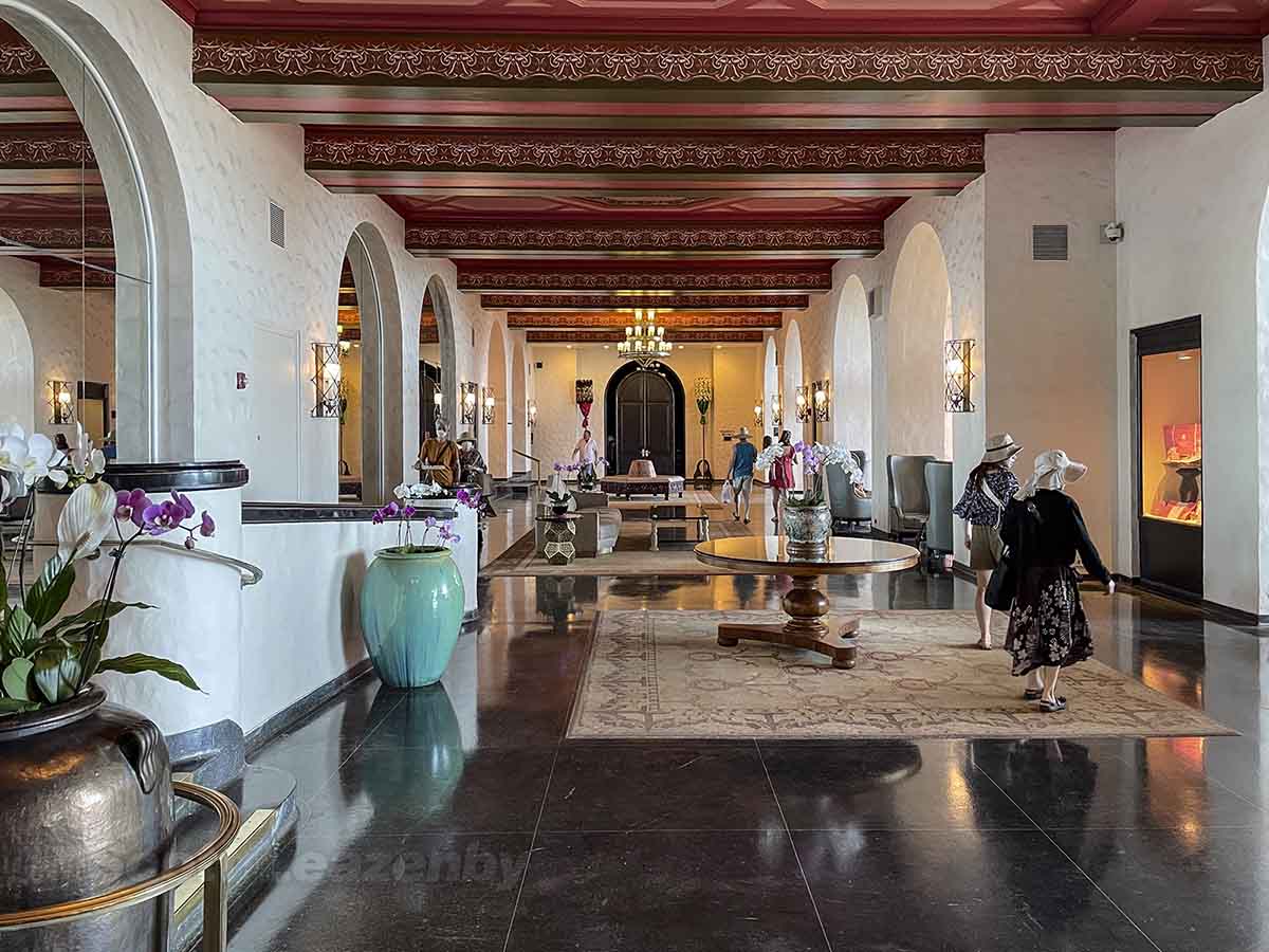 Royal Hawaiian hotel lobby design