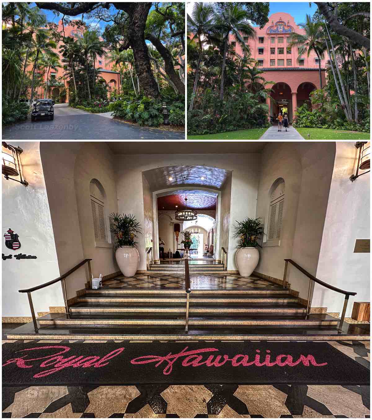 Royal Hawaiian hotel main entrance