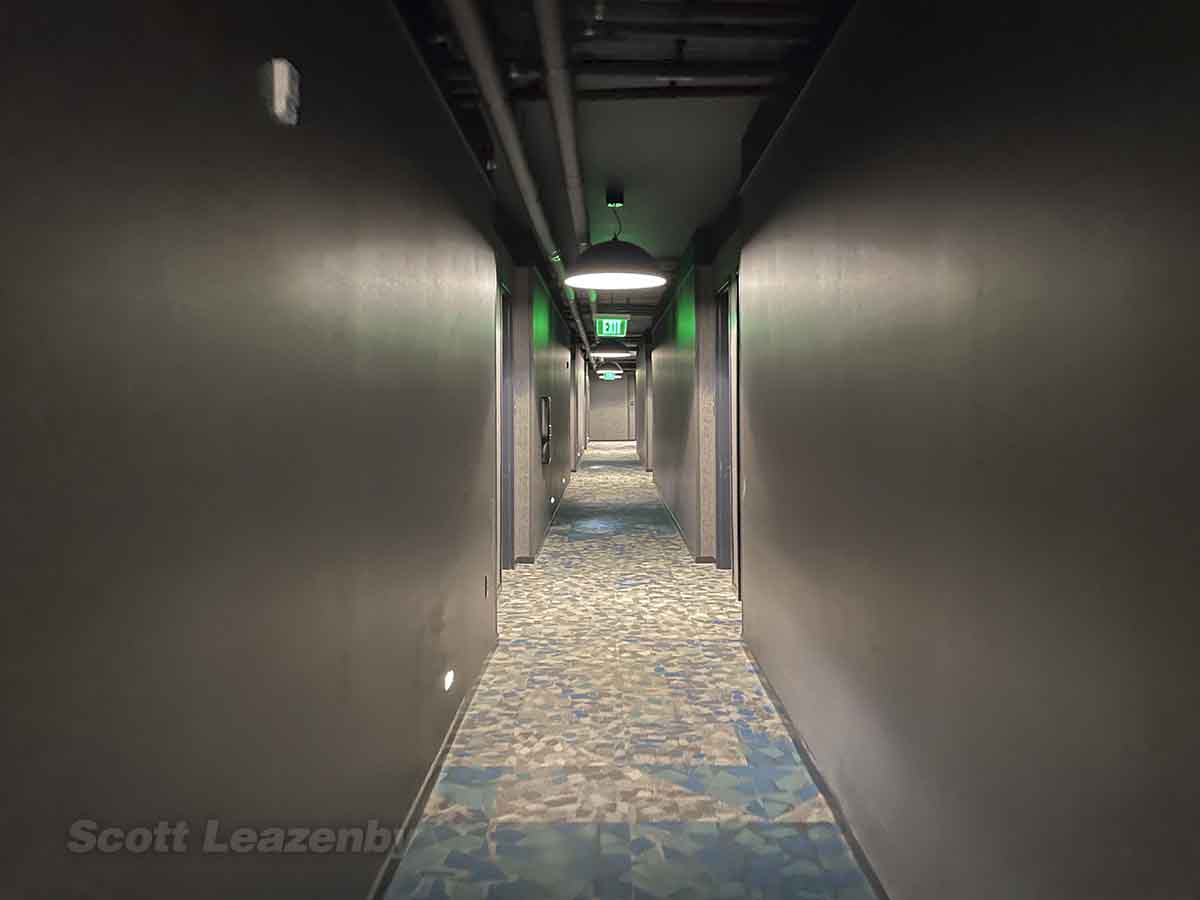 Aloft CLT 4th floor hallway