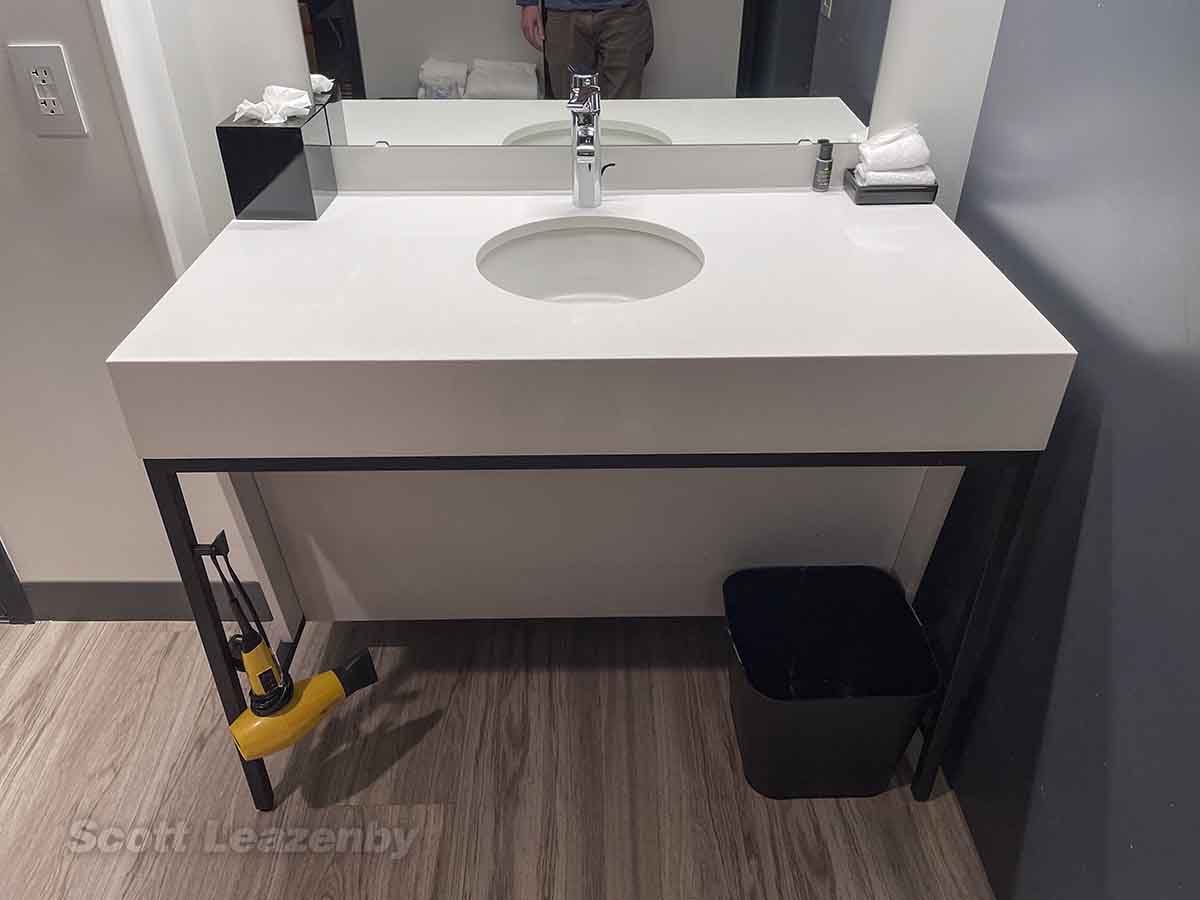 Aloft CLT bathroom vanity