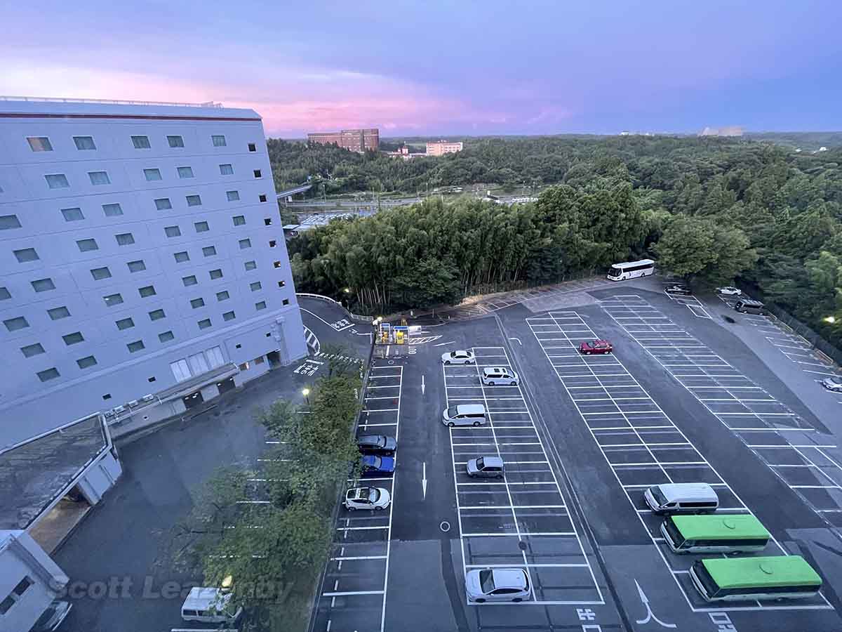 View from my room at the Nikko Hotel NRT 