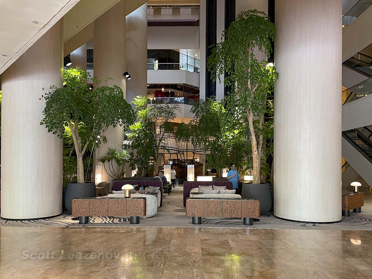 Pan Pacific Hotel lobby