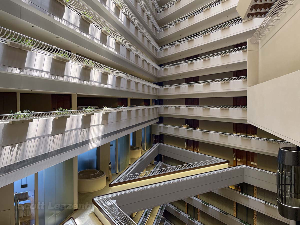 Pan Pacific Hotel atrium